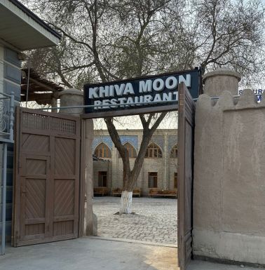 Khiva Moon, a family-owned restaurant outside the walls.