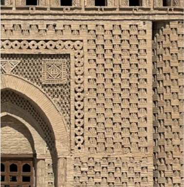 10th century Ismail Samani mausoleum detail